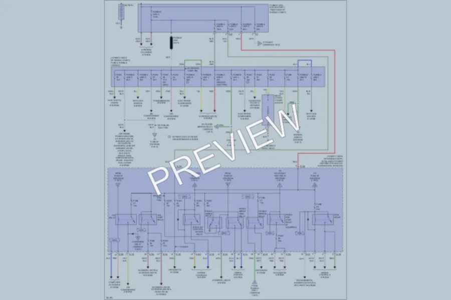2007 Nissan Armada Power Distribution wiring diagram preview