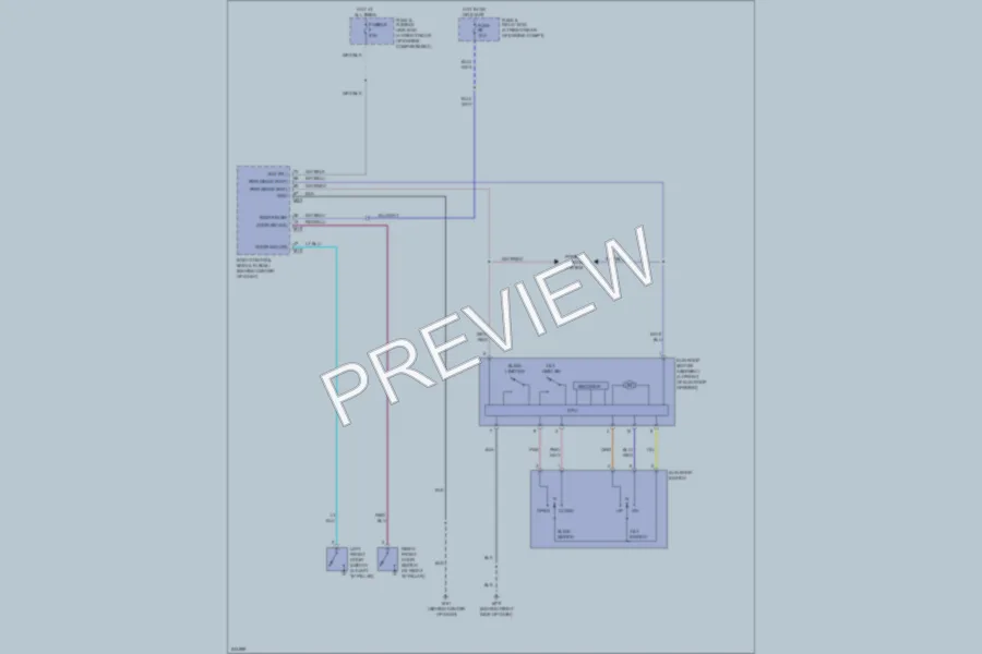 2007 Nissan Armada Power Top Sunroof wiring diagram preview