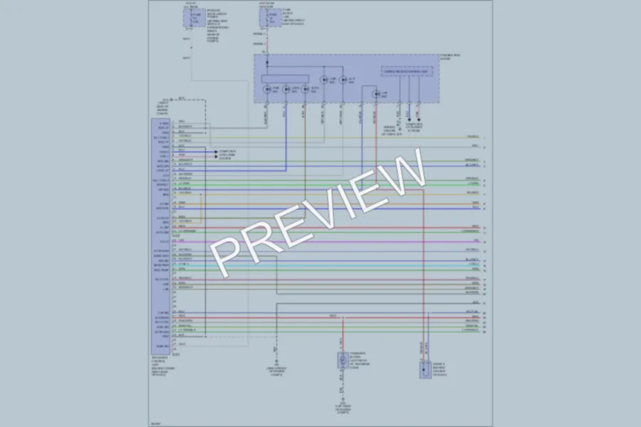 2007 Nissan Armada Transmission wiring diagram preview