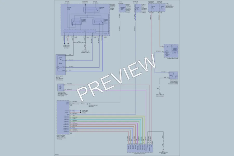 2007 Nissan Armada Wiper Washer wiring diagram preview