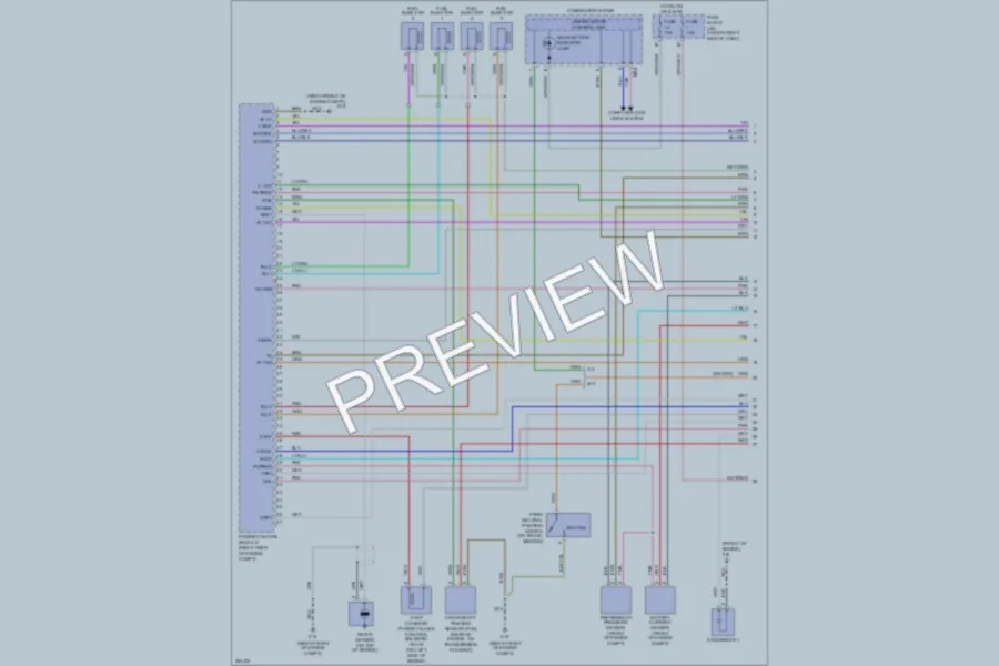 2007 Nissan Frontier Engine Performance wiring diagram preview