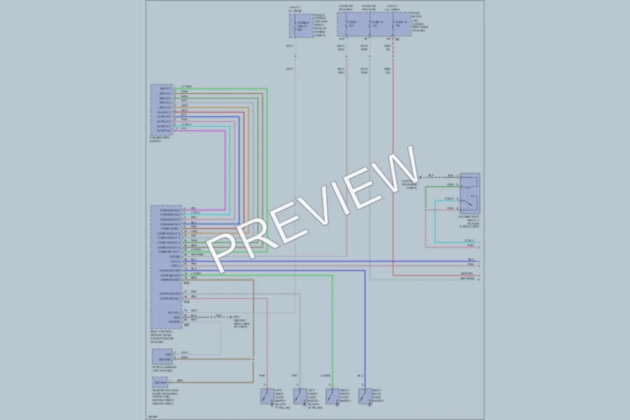 2007 Nissan Frontier Headlights wiring diagram preview