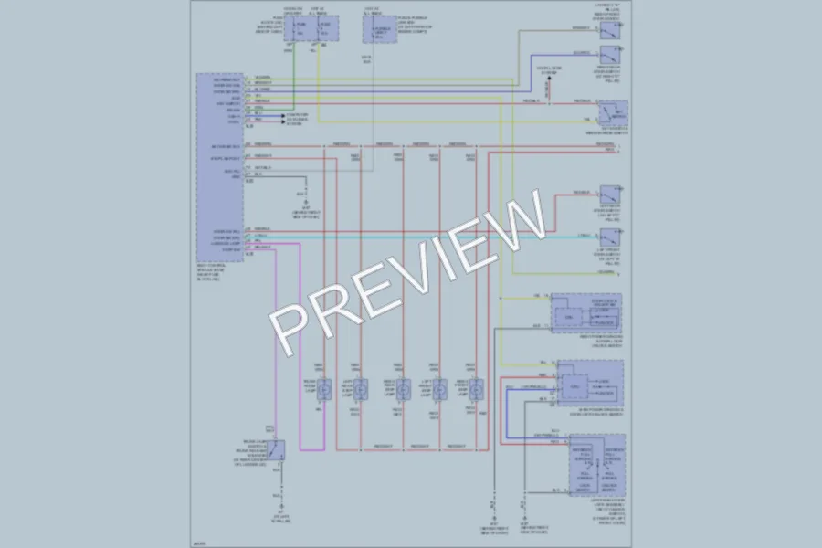 2007 Nissan Maxima Interior Lights wiring diagram preview