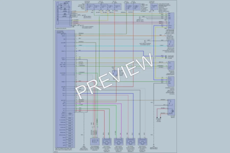 2007 Nissan Murano Anti Lock Brakes wiring diagram preview