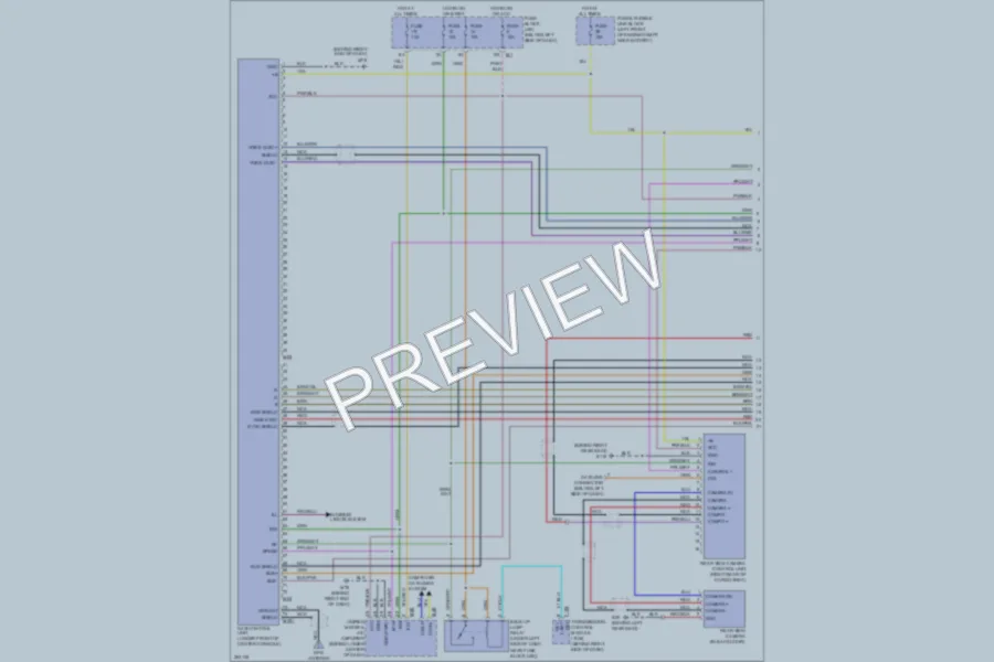 2007 Nissan Murano Navigation wiring diagram preview