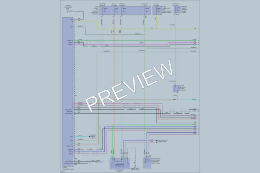 2007 Nissan Pathfinder Navigation wiring diagram preview