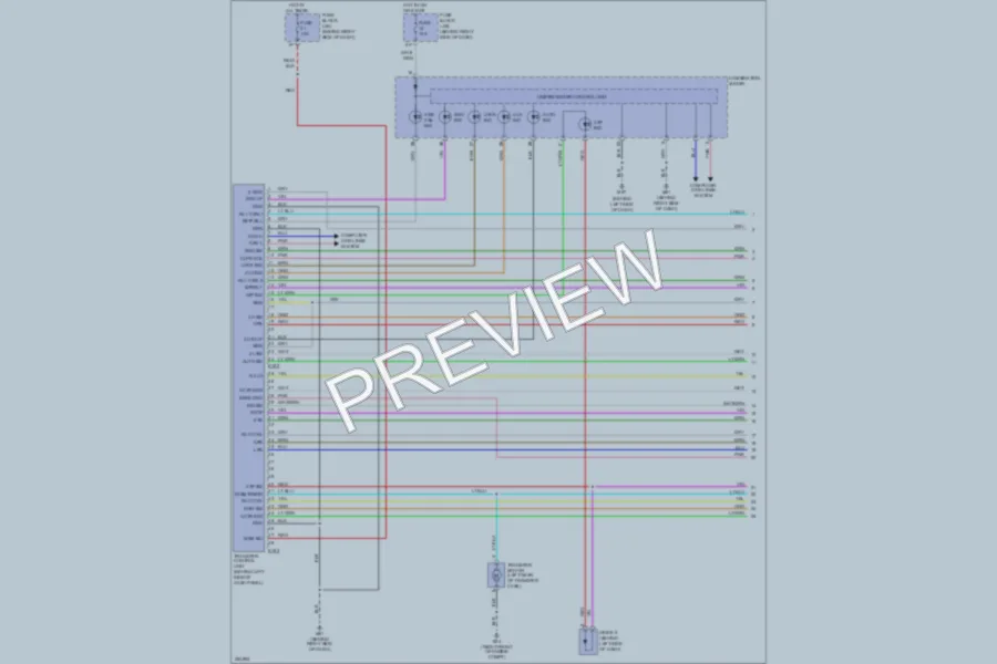 2007 Nissan Pathfinder Transmission wiring diagram preview