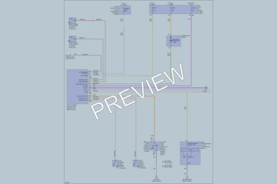 2007 Nissan Quest Anti Theft wiring diagram preview