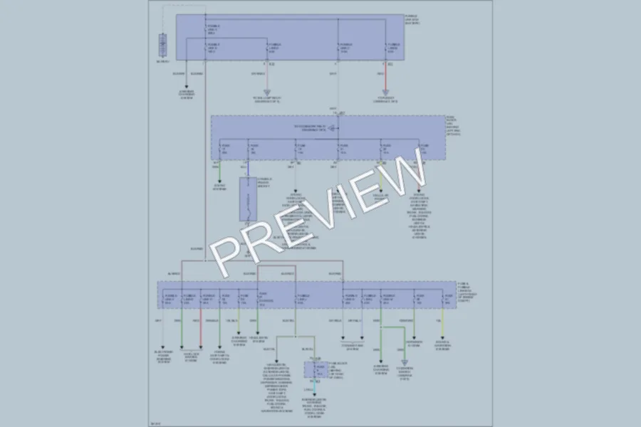 2007 Nissan Sentra Power Distribution wiring diagram preview