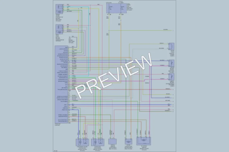 2007 Nissan Titan Air Conditioning wiring diagram preview