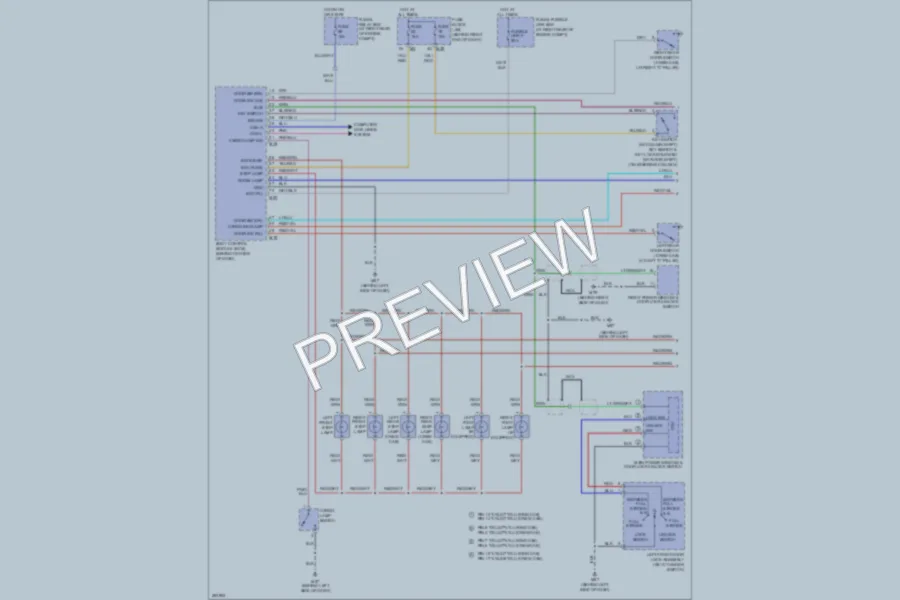 2007 Nissan Titan Interior Lights wiring diagram preview