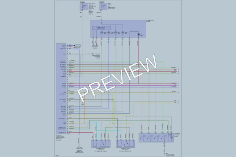 2007 Nissan Titan Transmission wiring diagram preview