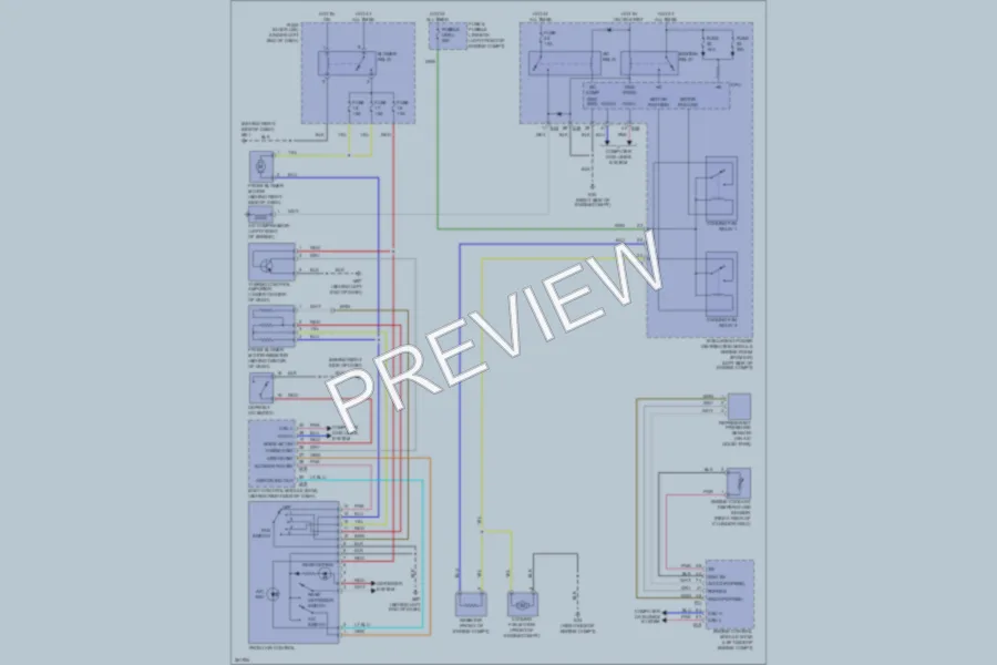 2007 Nissan Versa Air Conditioning wiring diagram preview