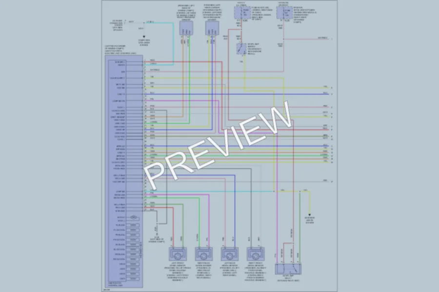 2007 Nissan Xterra Anti Lock Brakes wiring diagram preview