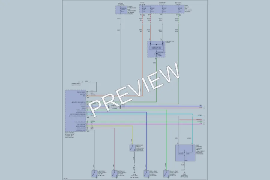 2007 Nissan Xterra Anti Theft wiring diagram preview