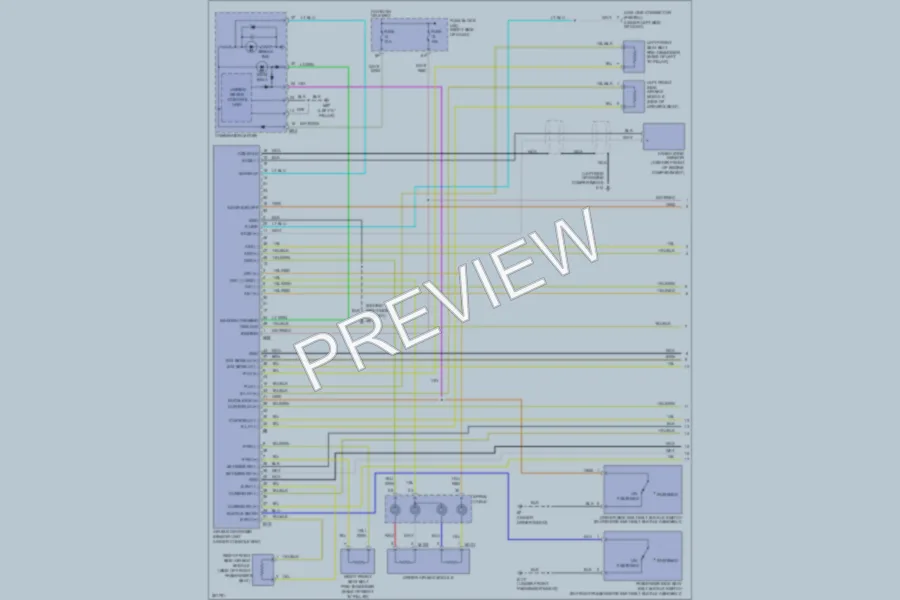 2007 Nissan Xterra Supplemental Restraints wiring diagram preview