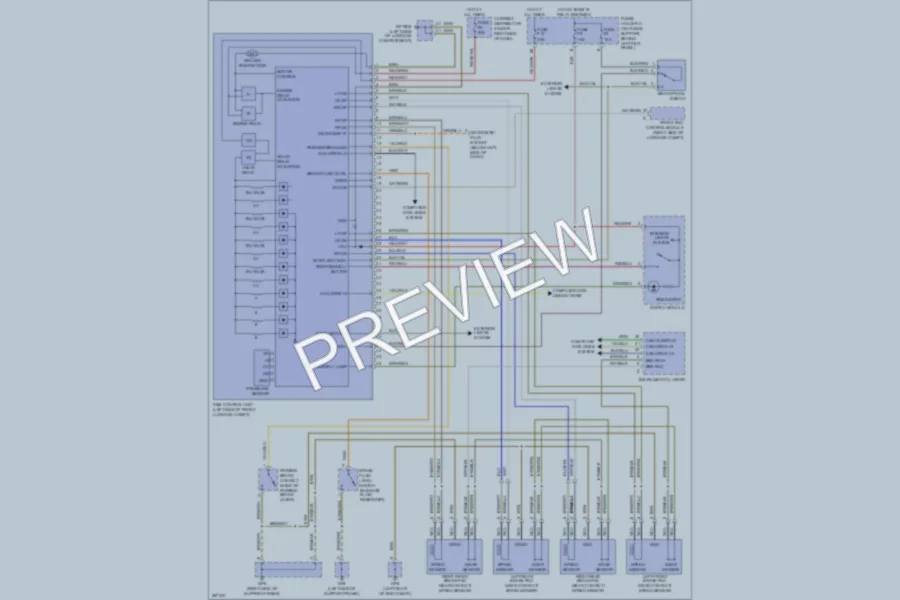 2007 Porsche 911 Anti Lock Brakes wiring diagram preview