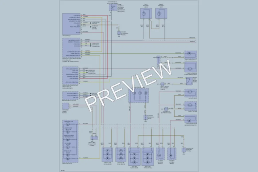 2007 Porsche 911 Interior Lights wiring diagram preview