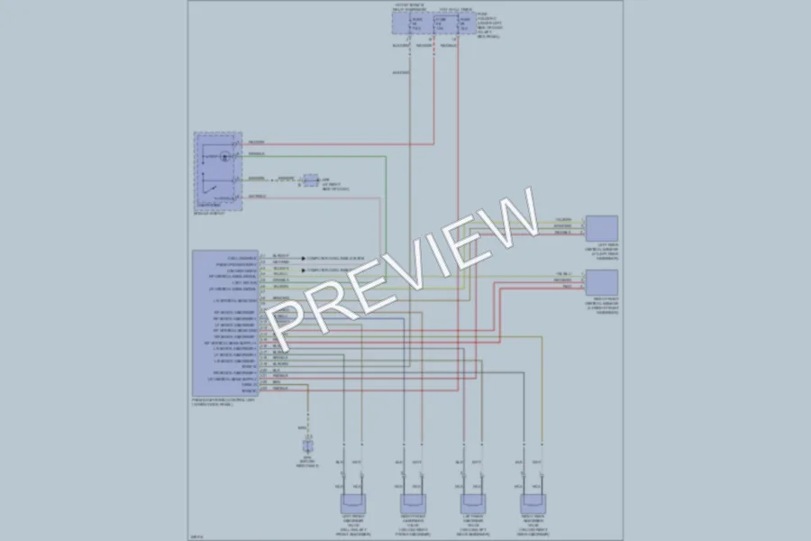 2007 Porsche Boxster Electronic Suspension wiring diagram preview