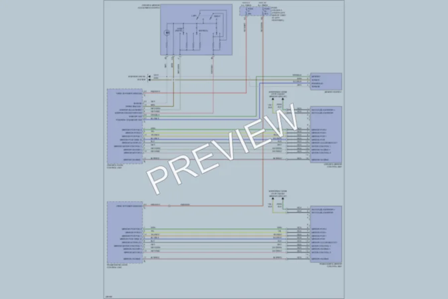 2007 Porsche Boxster Memory Systems wiring diagram preview