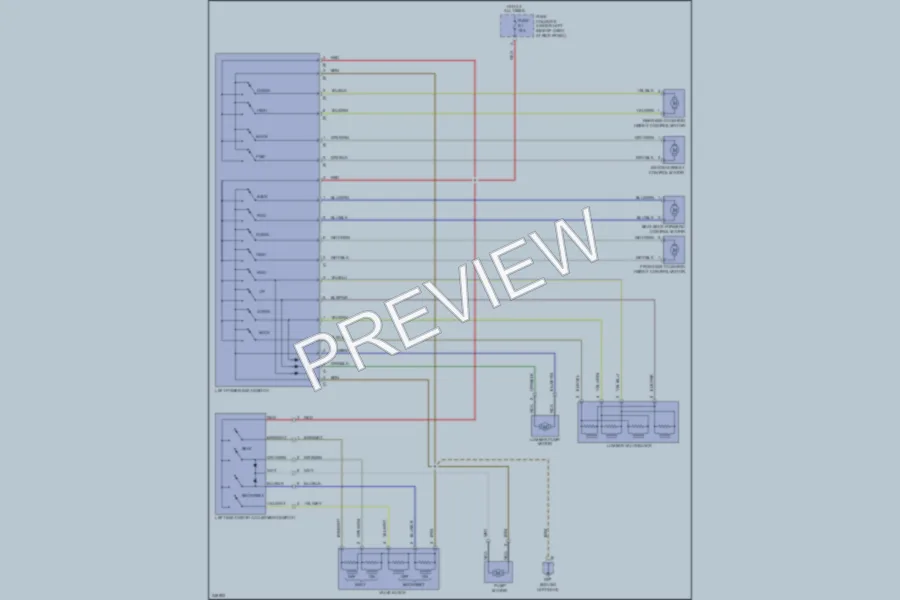 2007 Porsche Boxster Power Seats wiring diagram preview