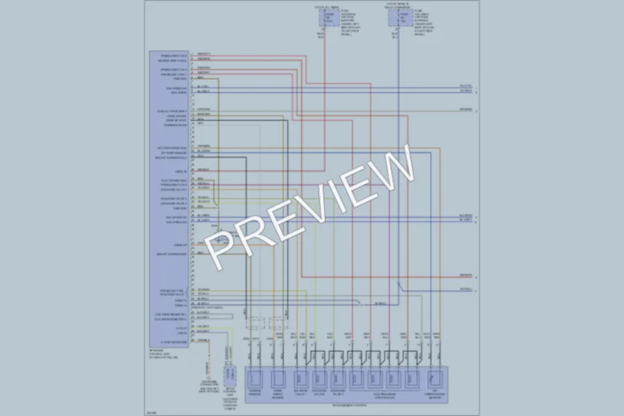 2007 Porsche Boxster Transmission wiring diagram preview