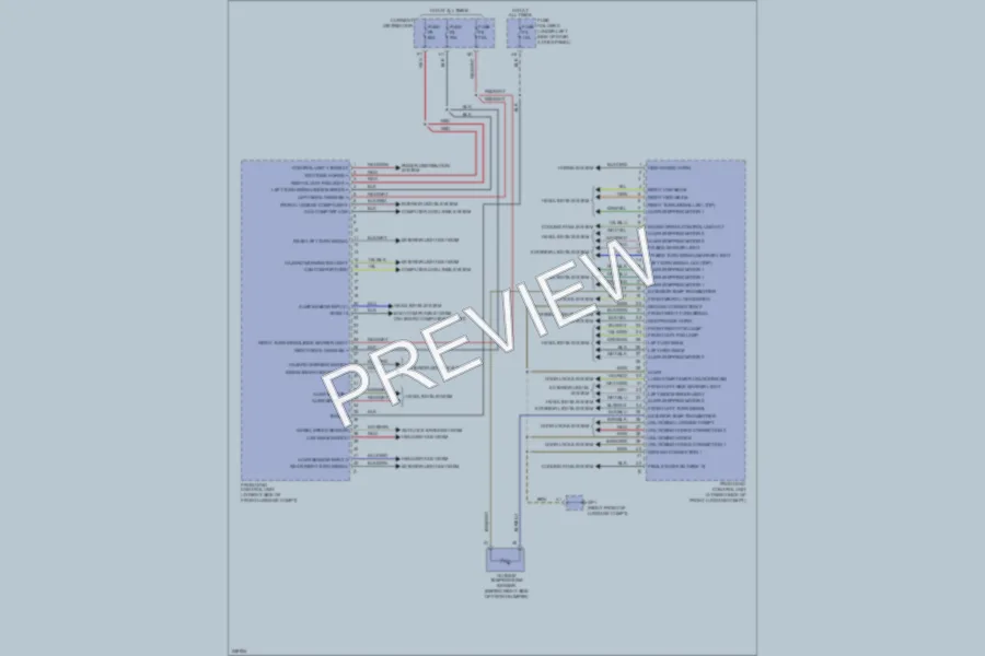 2007 Porsche Cayman Body Control Modules wiring diagram preview