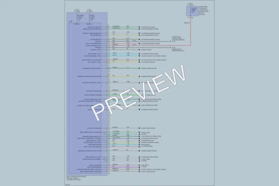 2007 Saturn Aura Body Control Modules wiring diagram preview