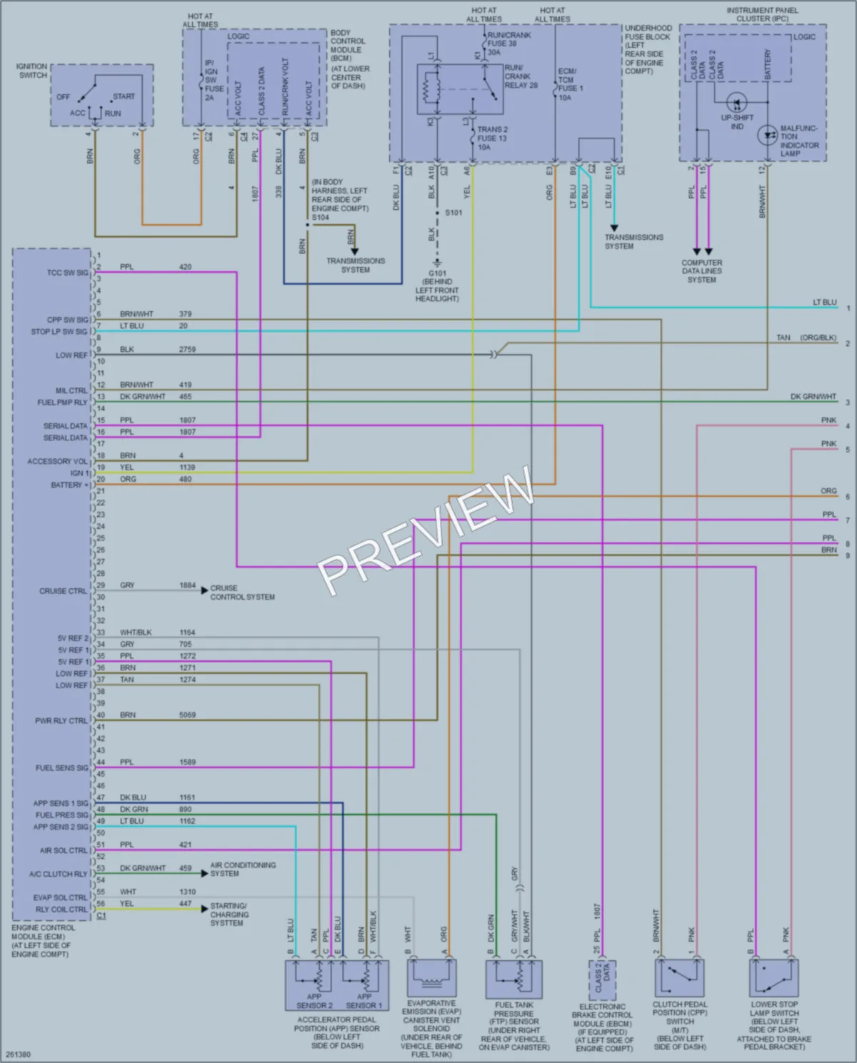 2007 Saturn ION2 Engine Performance wiring diagram preview