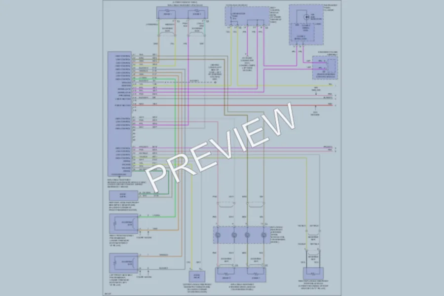 2007 Saturn ION3 Supplemental Restraints wiring diagram preview