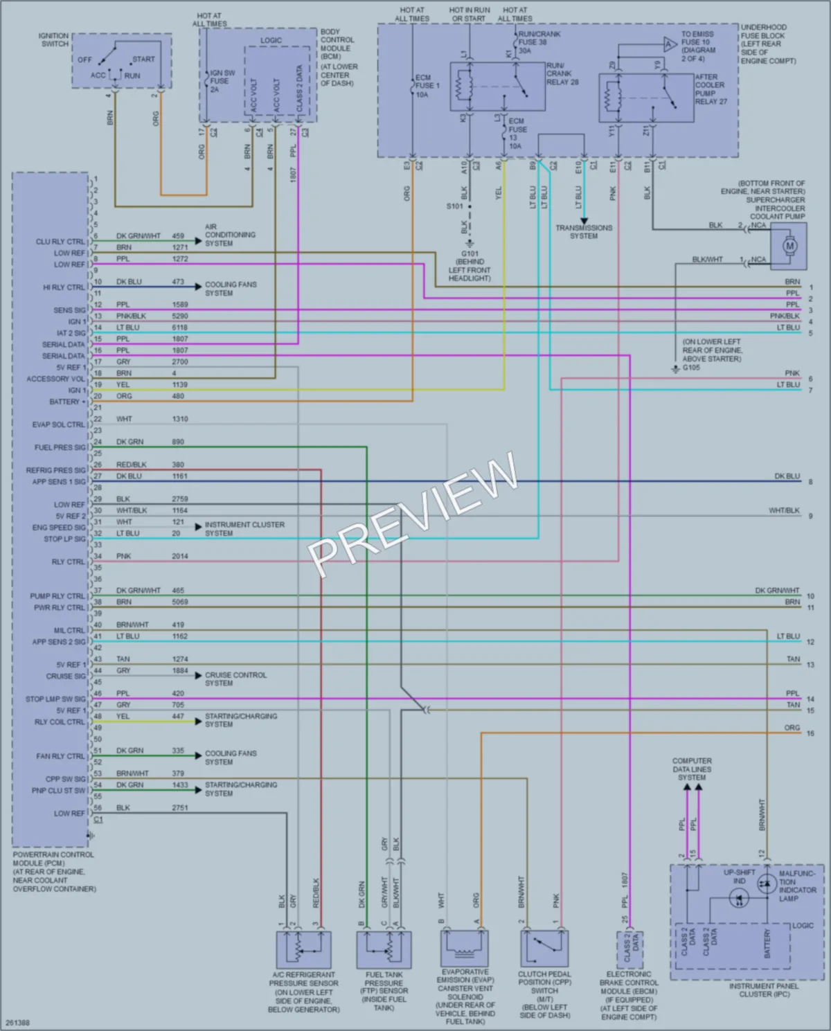2007 Saturn IONRedLine Engine Performance wiring diagram preview