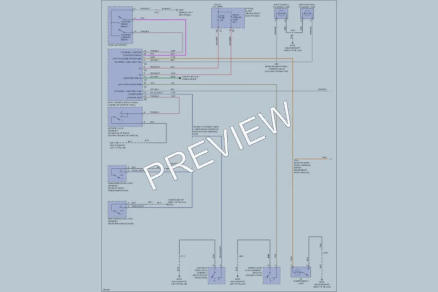2007 Saturn Outlook Interior Lights wiring diagram preview