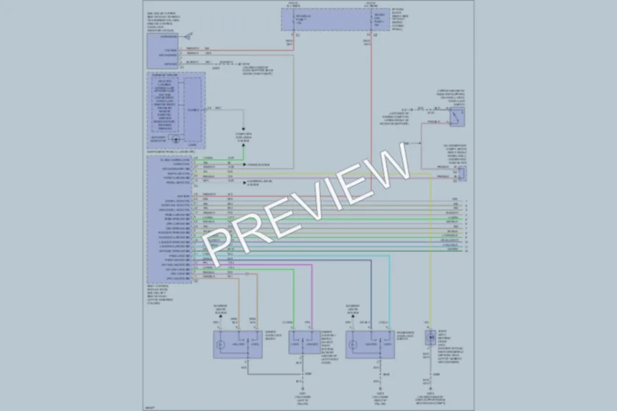 2007 Saturn Relay Anti Theft wiring diagram preview