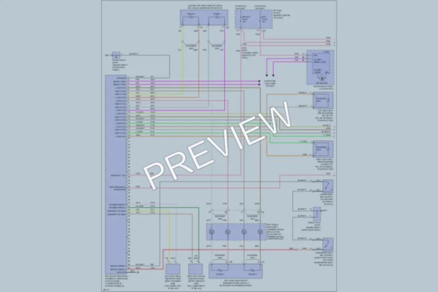 2007 Saturn VUE Supplemental Restraints wiring diagram preview