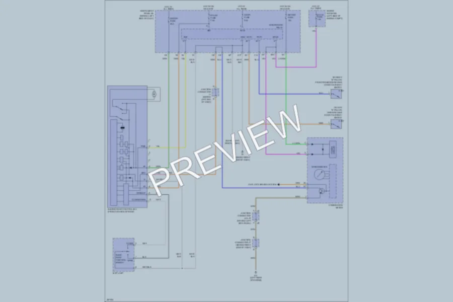 2007 Scion tC Power Top Sunroof wiring diagram preview