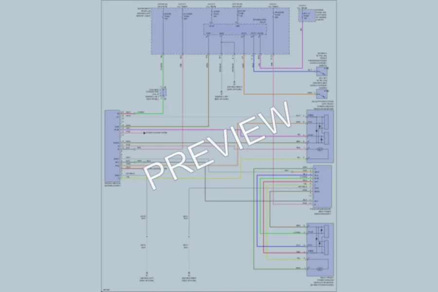 2007 Scion tC Power Windows wiring diagram preview
