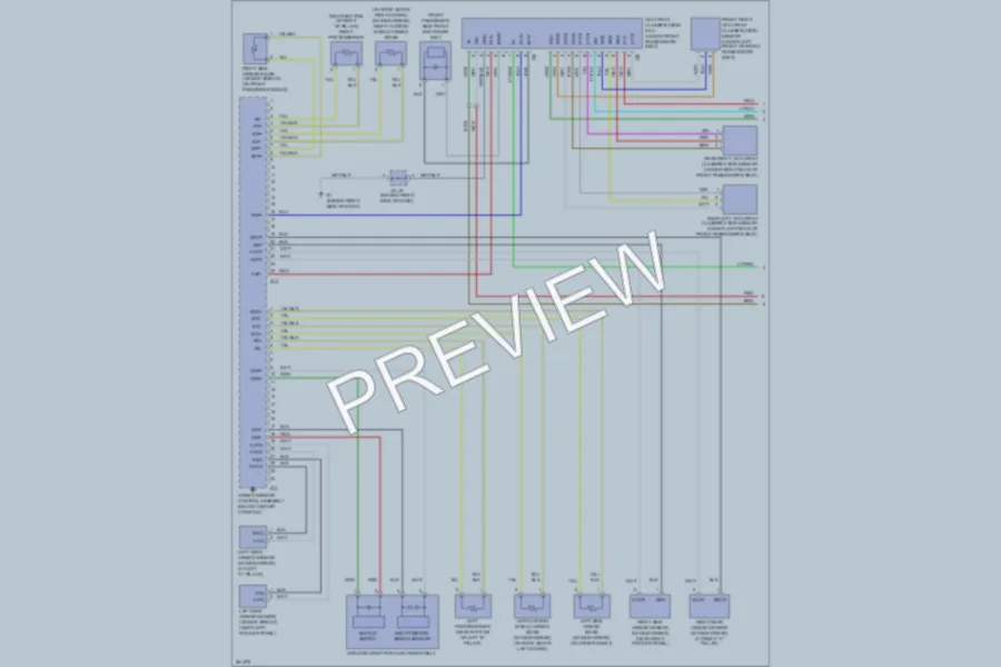 2007 Scion tC Supplemental Restraints wiring diagram preview