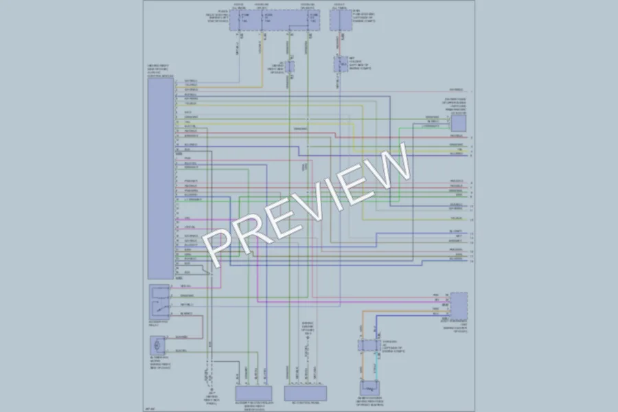 2007 Subaru B9Tribeca Air Conditioning wiring diagram preview