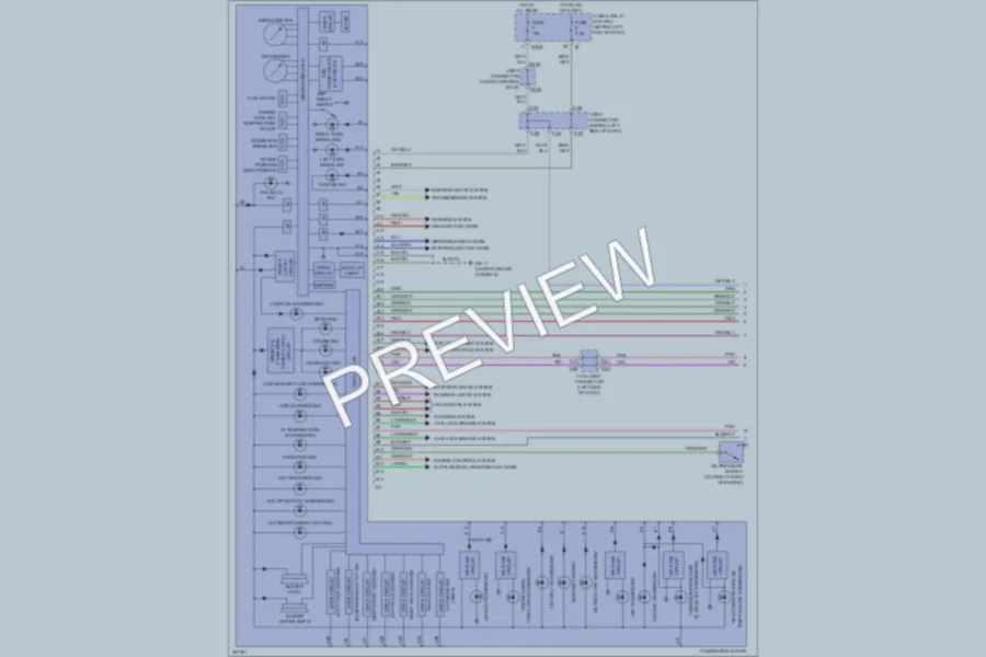2007 Subaru B9Tribeca Instrument Cluster wiring diagram preview