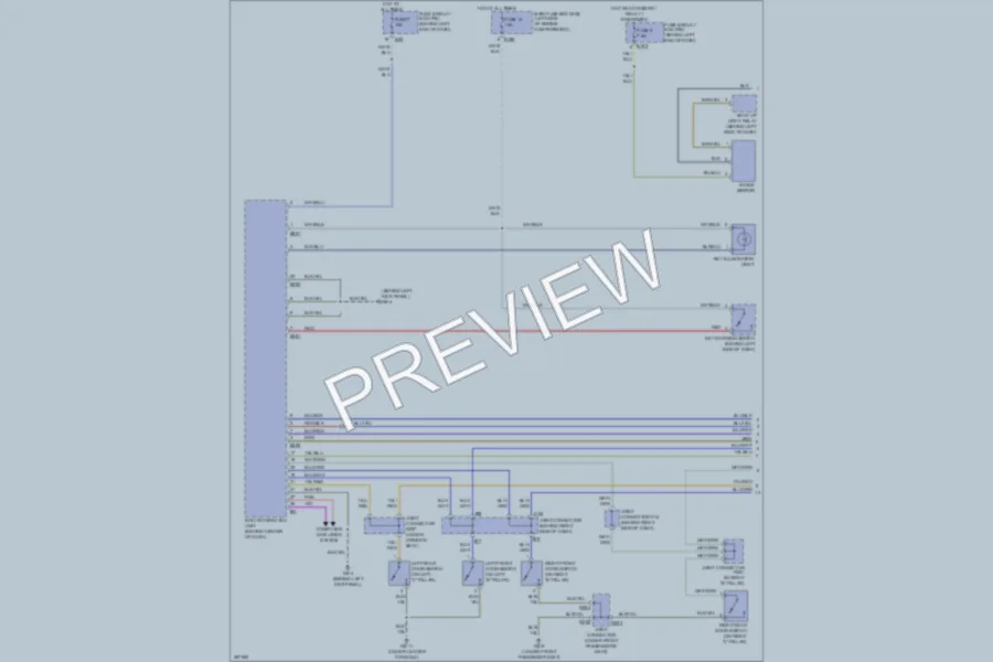 2007 Subaru B9Tribeca Interior Lights wiring diagram preview