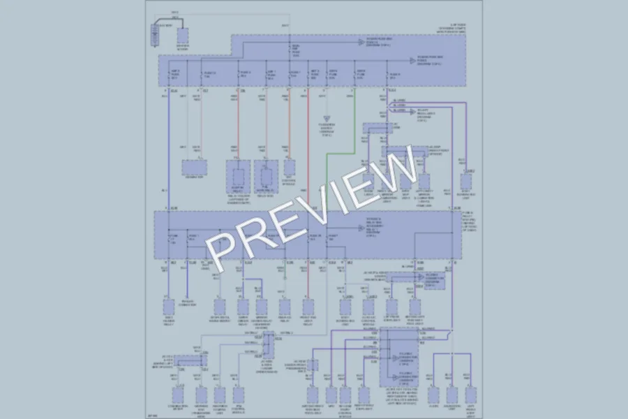 2007 Subaru B9Tribeca Power Distribution wiring diagram preview