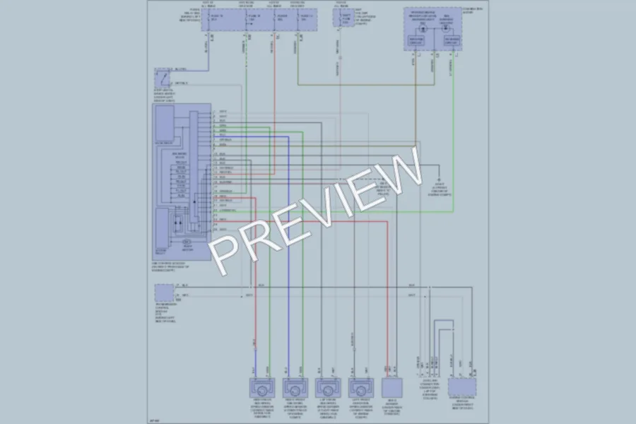 2007 Subaru Forester Anti Lock Brakes wiring diagram preview