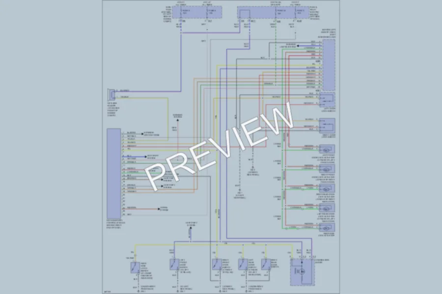 2007 Subaru Forester Anti Theft wiring diagram preview