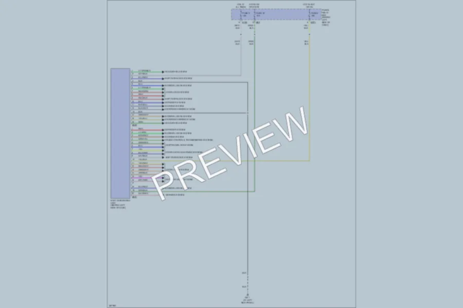 2007 Subaru Forester Body Control Modules wiring diagram preview