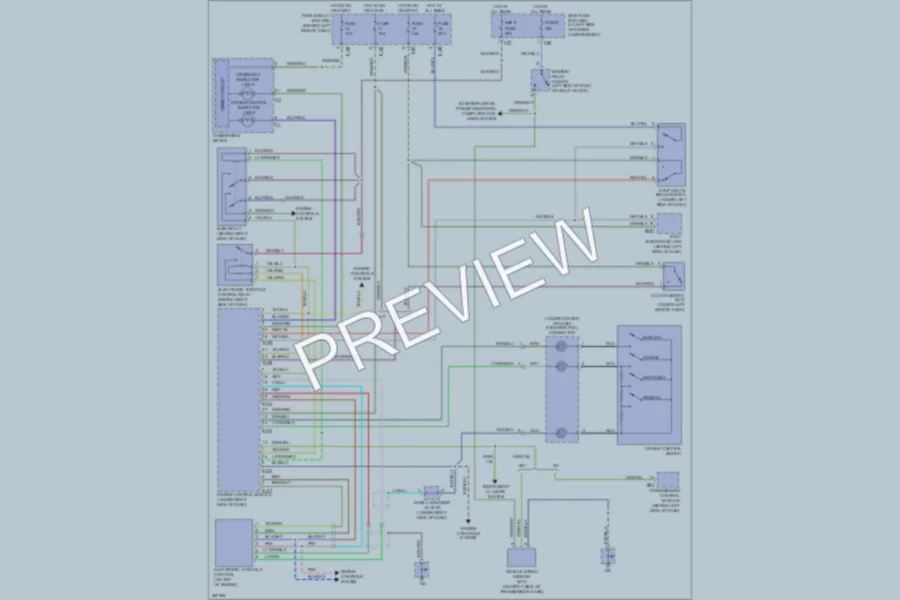 2007 Subaru Forester Cruise Control wiring diagram preview