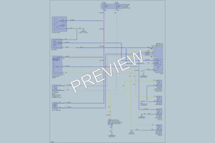 2007 Subaru Forester Interior Lights wiring diagram preview