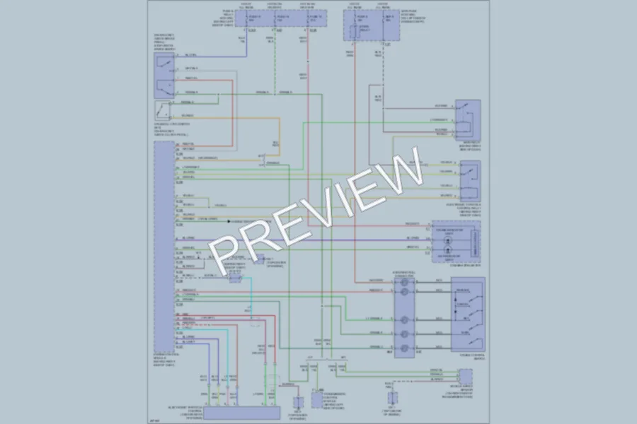 2007 Subaru Impreza Cruise Control wiring diagram preview