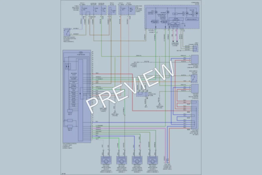 2007 Subaru Legacy Anti Lock Brakes wiring diagram preview