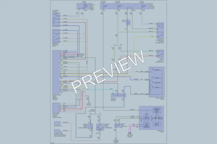 2007 Subaru Legacy Cruise Control wiring diagram preview