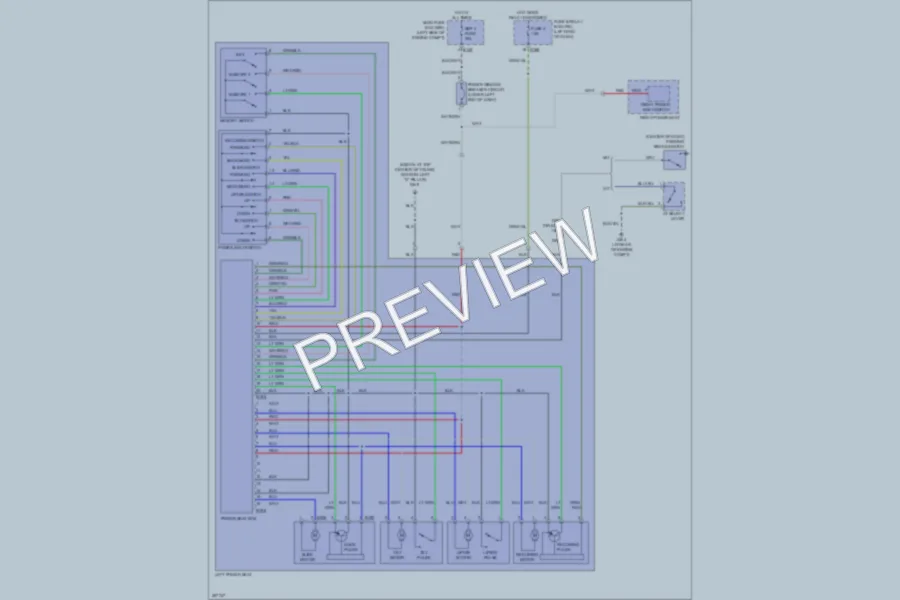 2007 Subaru Legacy Memory Systems wiring diagram preview